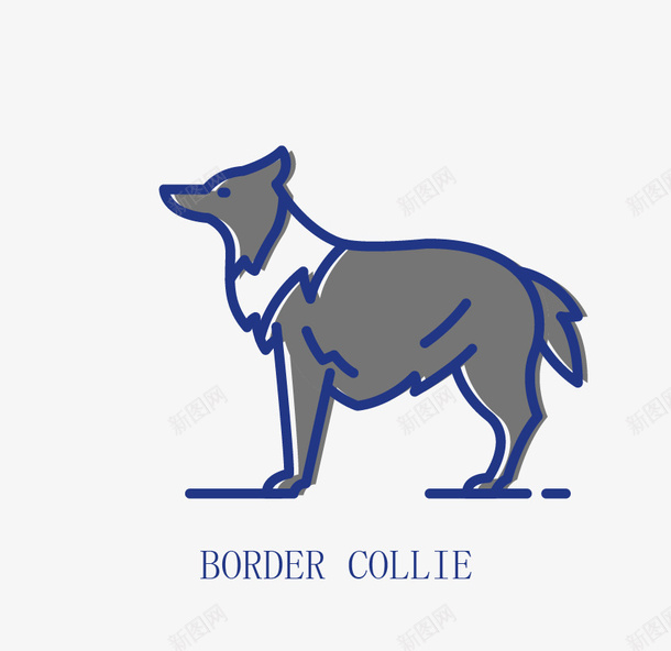 宠物狗矢量图图标ai_新图网 https://ixintu.com 图标 宠物 狗 矢量图