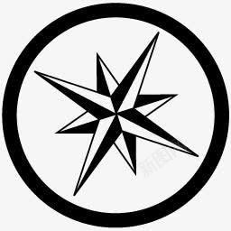 指南针地铁车站的黑色图标png_新图网 https://ixintu.com COMPAS MB 指南针