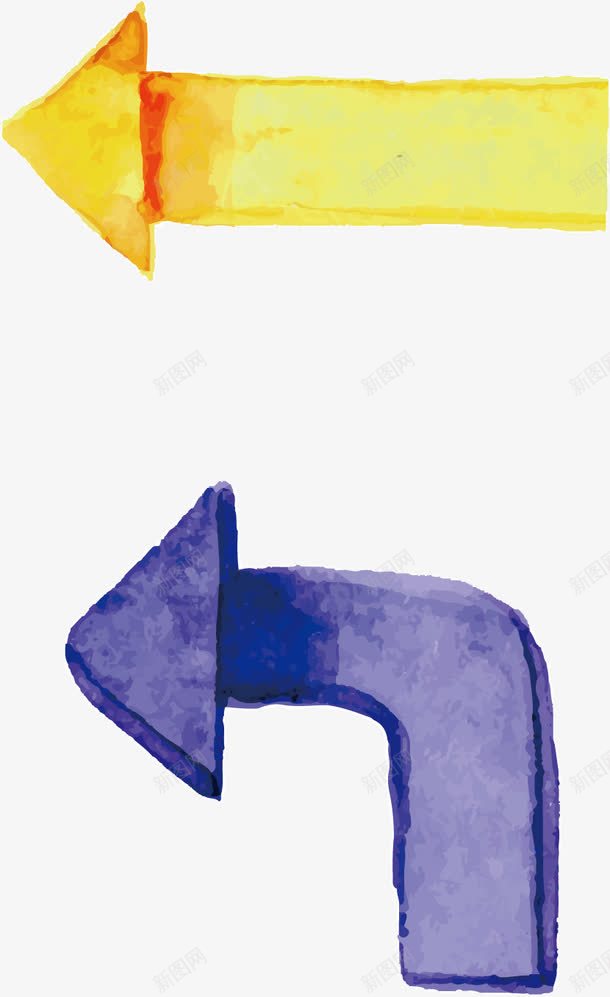直线彩色箭头矢量图ai免抠素材_新图网 https://ixintu.com 免扣 彩色 箭头 矢量图
