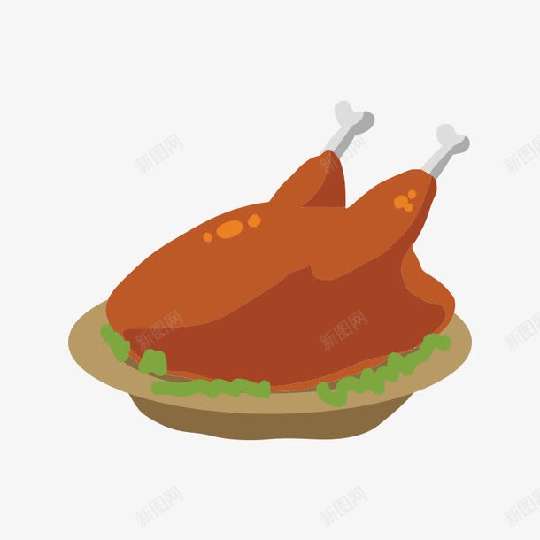 食物鸡png免抠素材_新图网 https://ixintu.com 绿色 美食 肉类 食物 鸡