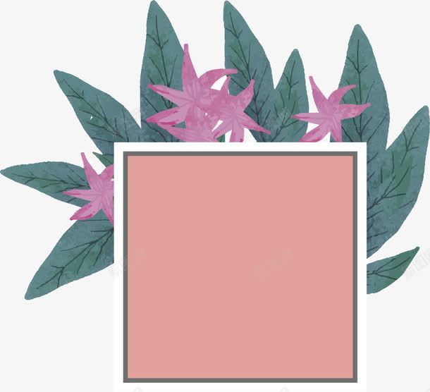 紫色花朵促销标题框png免抠素材_新图网 https://ixintu.com 促销标题框 矢量素材 紫色花丛 花丛标题框