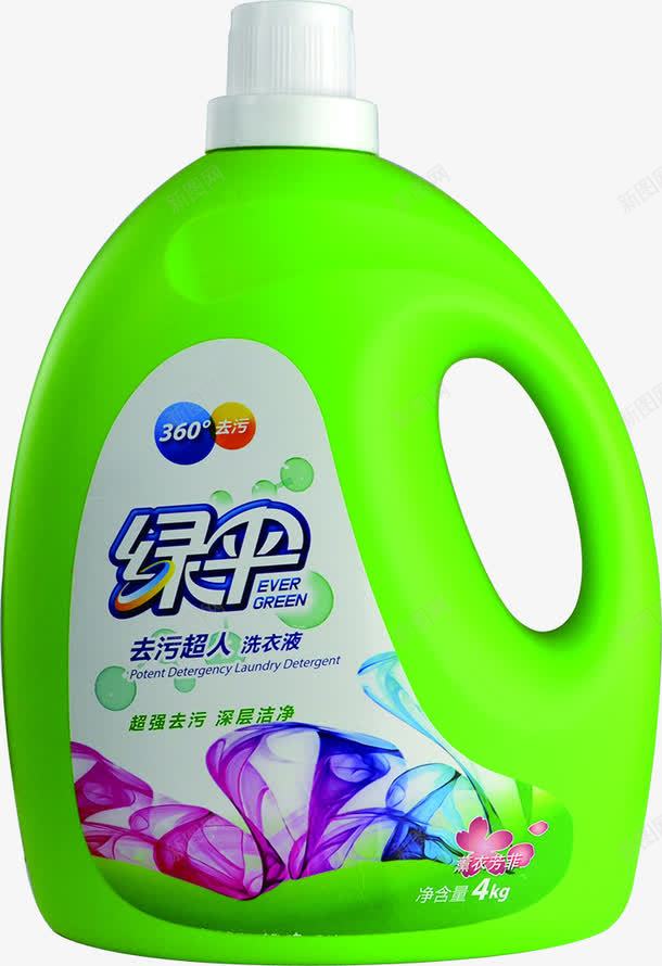 绿伞清洗剂绿色包装png免抠素材_新图网 https://ixintu.com 包装 清洗 绿色
