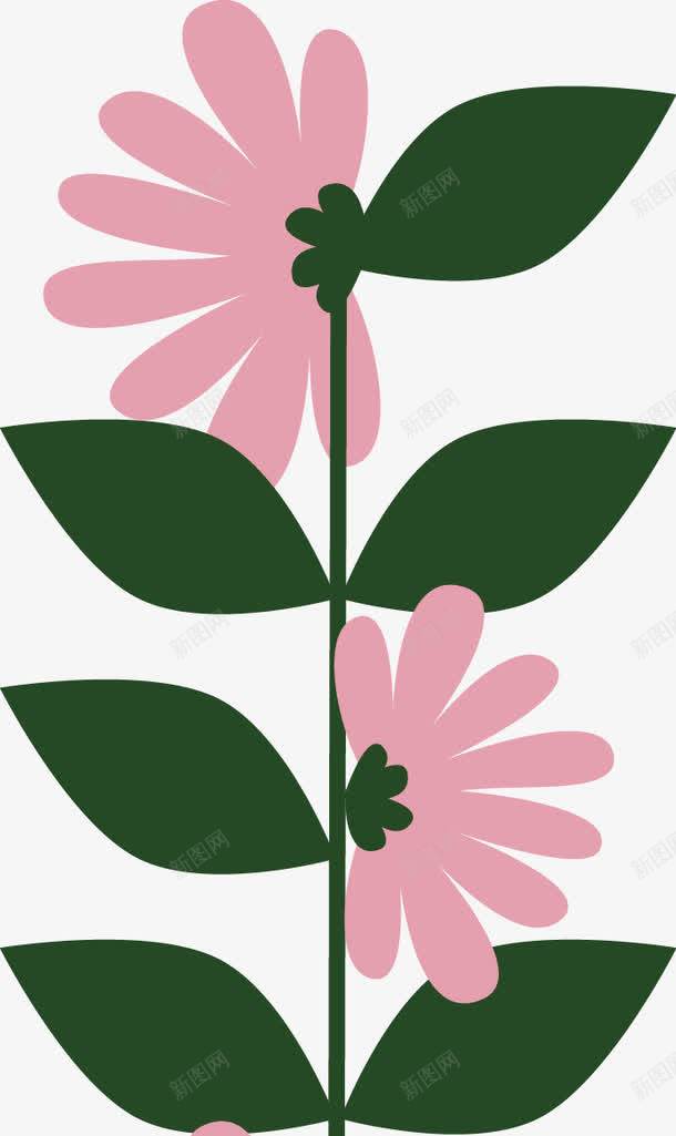 花卉装饰png免抠素材_新图网 https://ixintu.com 可爱 叶 彩绘花 手绘 植物 绘花草图 花 花卉装饰 装饰 雏菊