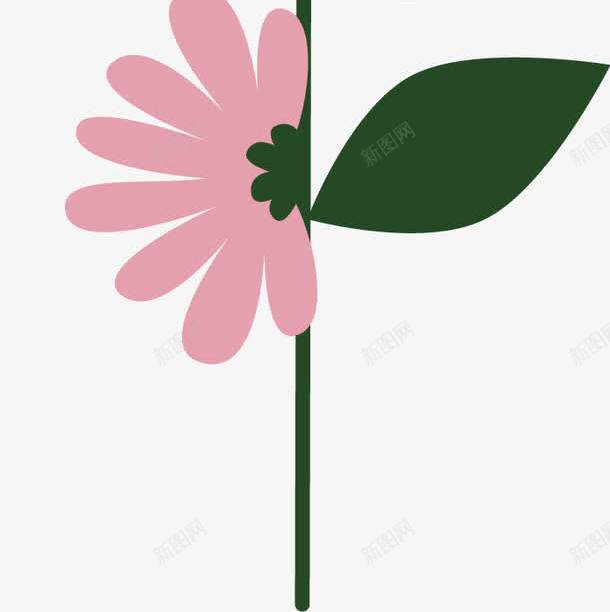 花卉装饰png免抠素材_新图网 https://ixintu.com 可爱 叶 彩绘花 手绘 植物 绘花草图 花 花卉装饰 装饰 雏菊