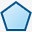 五角形icon图标png_新图网 https://ixintu.com 五边形 正五边形