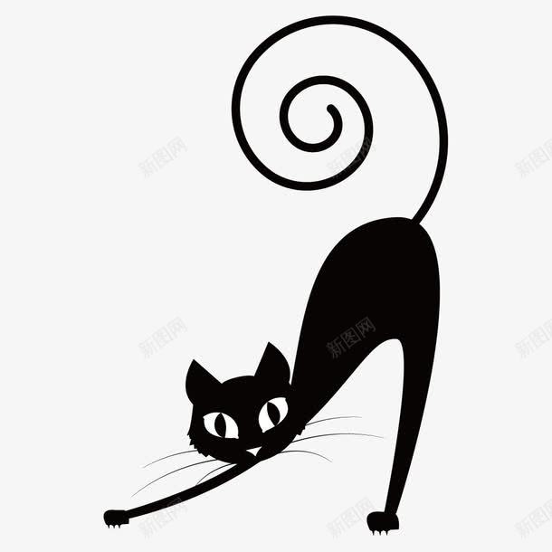 伸爪子的猫png免抠素材_新图网 https://ixintu.com png素材 动物 手绘猫 猫