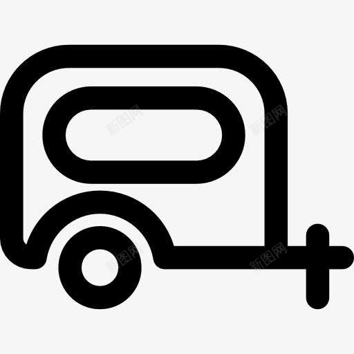 大篷车图标png_新图网 https://ixintu.com 夏天的假期 大篷车 拖车 旅游 汽车 运输 露营