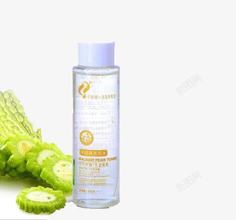 苦瓜爽肤水png免抠素材_新图网 https://ixintu.com 产品实物 爽肤水 苦瓜