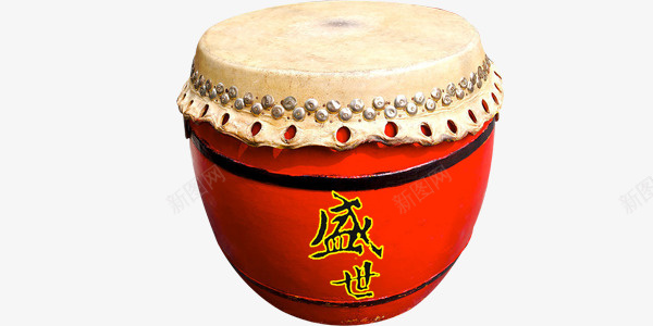 盛世中国风png免抠素材_新图网 https://ixintu.com 中国风 元素 盛世 红色 鼓