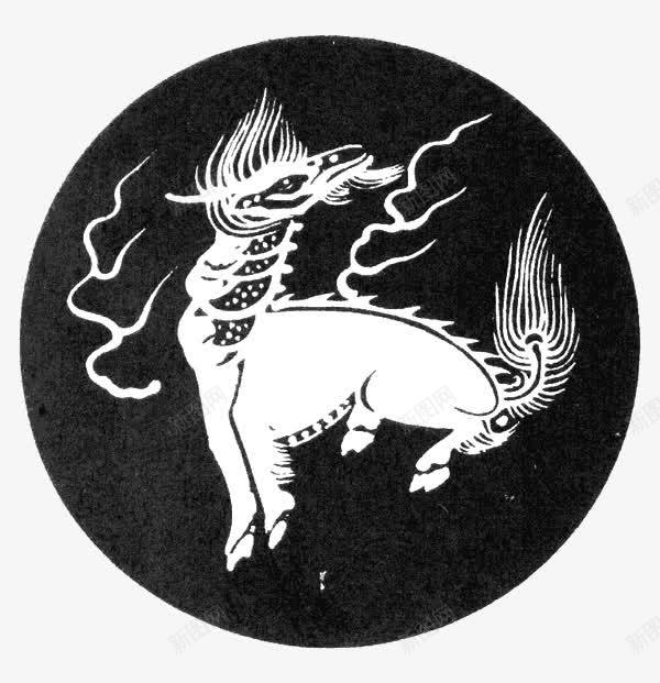 麒麟图标png_新图网 https://ixintu.com 水墨麒麟 神兽麒麟 装饰图案 麒麟 麒麟图案