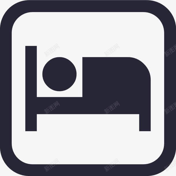 住宿图标png_新图网 https://ixintu.com 住宿