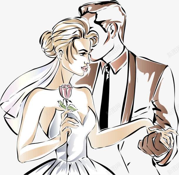 婚礼夫妻png免抠素材_新图网 https://ixintu.com 卡通夫妻 夫妻 婚礼 婚礼夫妻 矢量夫妻