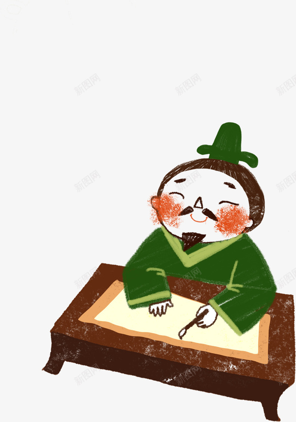 卡通png免抠素材_新图网 https://ixintu.com 人物 动漫 卡通 老者