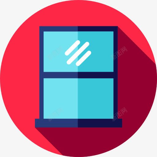 窗口图标png_新图网 https://ixintu.com 器皿 客厅 家具和家居 工具 百叶窗 窗 窗帘 装饰