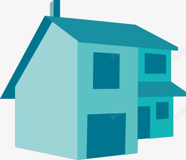 立体房屋元素png免抠素材_新图网 https://ixintu.com 大厦 房屋 立体建筑