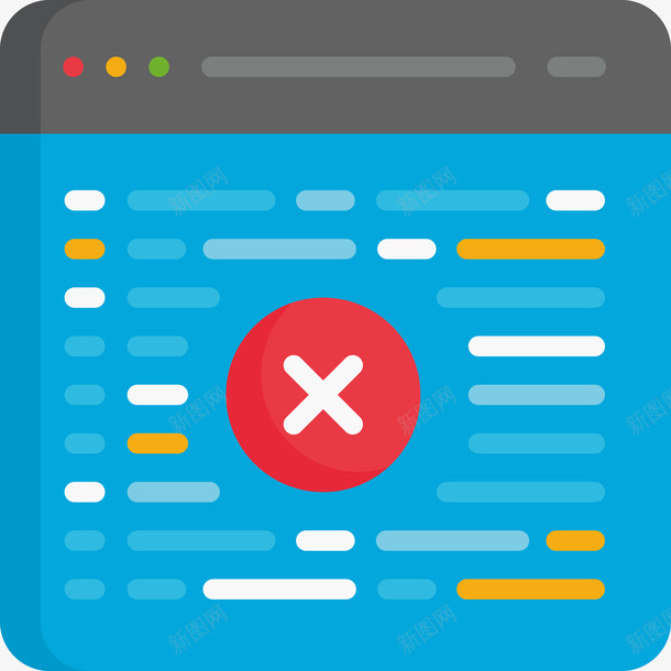 电子文件错误提示矢量图eps免抠素材_新图网 https://ixintu.com 电子错误 矢量错误 红色叉 错误 错误PNG 错误提示 矢量图