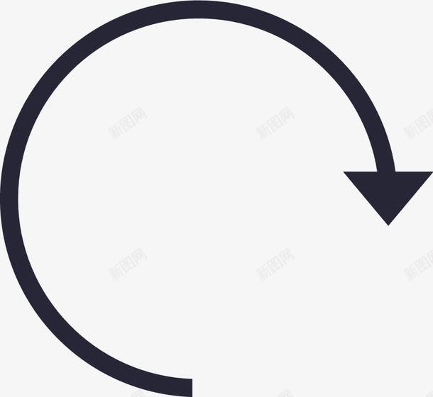 顺时针方向clockwise5图标png_新图网 https://ixintu.com