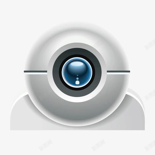电脑视频摄像头矢量图ai免抠素材_新图网 https://ixintu.com 摄像头 电脑 视频 矢量图