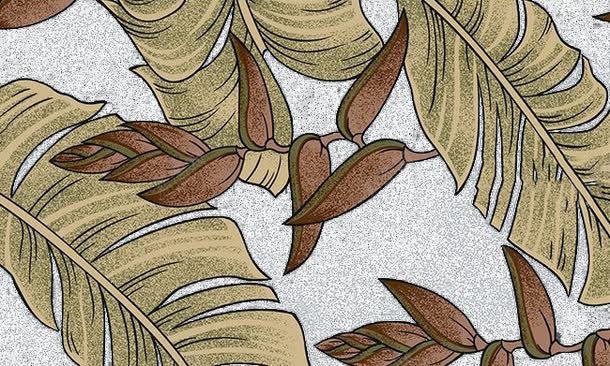 树叶底纹png免抠素材_新图网 https://ixintu.com 手绘 棕色 植物底纹 芭蕉叶 装饰底纹