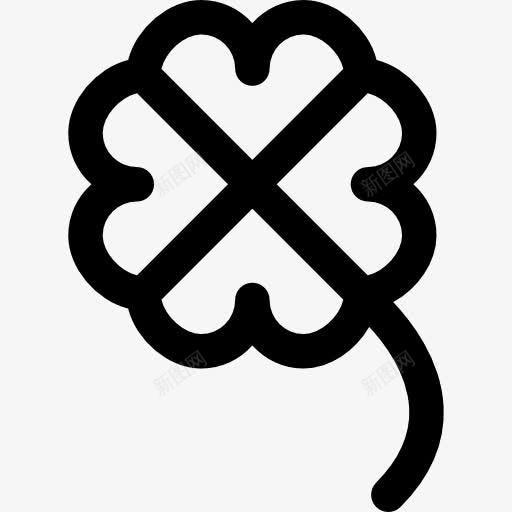 三叶草图标png_新图网 https://ixintu.com 植物 爱尔兰 自然 运气好的话
