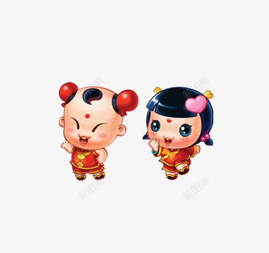 招财童子png免抠素材_新图网 https://ixintu.com 招财童子