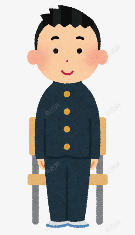 水彩小男孩图png免抠素材_新图网 https://ixintu.com 凳子 卡通手绘 学生 孩子 小学生 水彩 男孩 男生