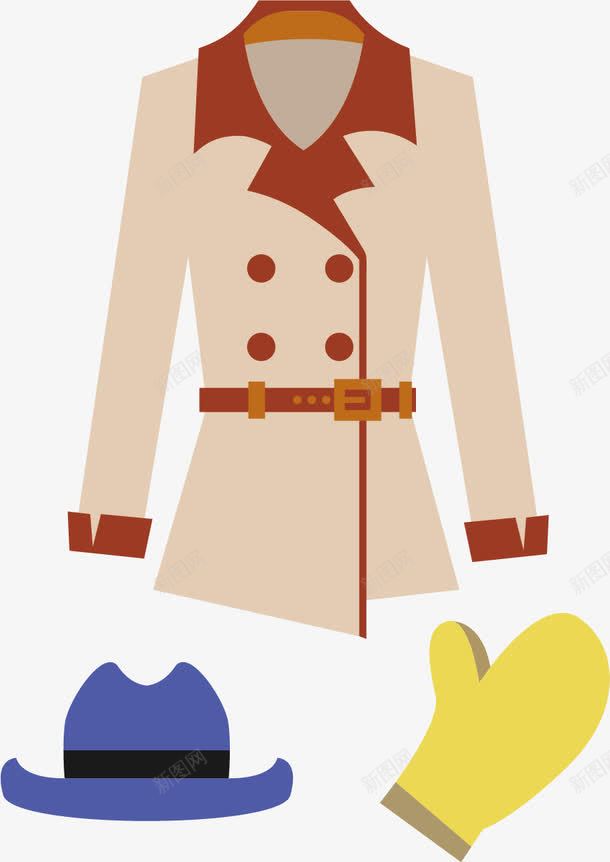 大衣风衣衣服png免抠素材_新图网 https://ixintu.com 大衣 矢量衣服 衣服 衣服矢量 风衣