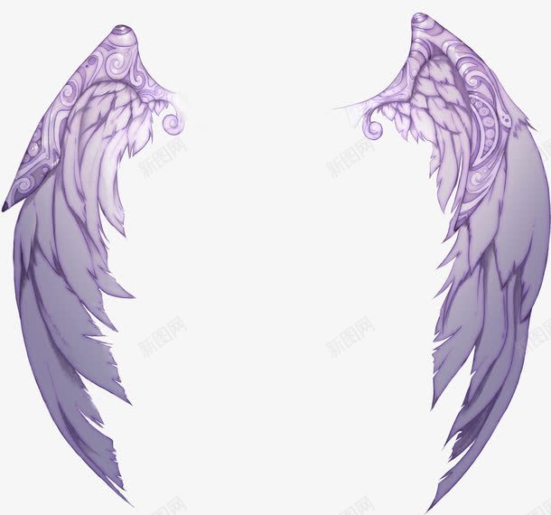 紫色双翅梦幻龙族png免抠素材_新图网 https://ixintu.com 图片 梦幻 紫色