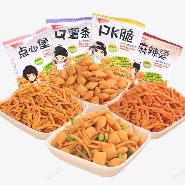 各类油炸零食png免抠素材_新图网 https://ixintu.com 产品实物 小吃 零嘴