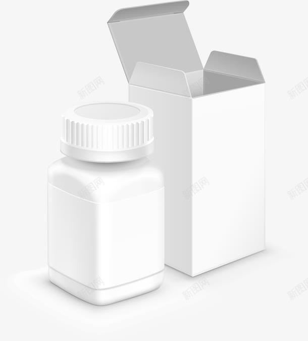 手绘药瓶png免抠素材_新图网 https://ixintu.com 包装 手绘 药瓶
