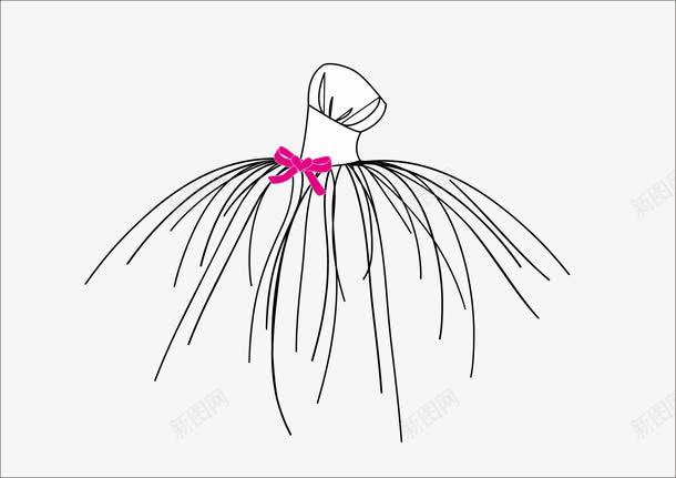 礼服草图png免抠素材_新图网 https://ixintu.com 免费png 免费png素材 礼服 草图