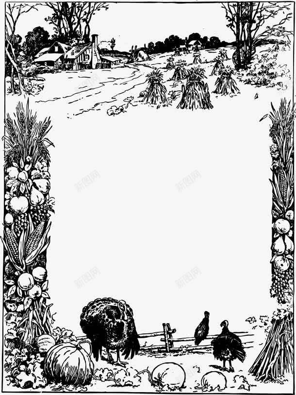 稻草堆png免抠素材_新图网 https://ixintu.com 免费矢量下载 农田 复古 手绘蔬菜 稻草堆