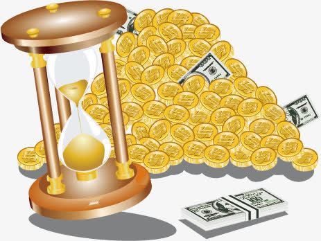 时间与金钱矢量图ai免抠素材_新图网 https://ixintu.com 商务元素 时间 沙漏 金融 金钱 矢量图