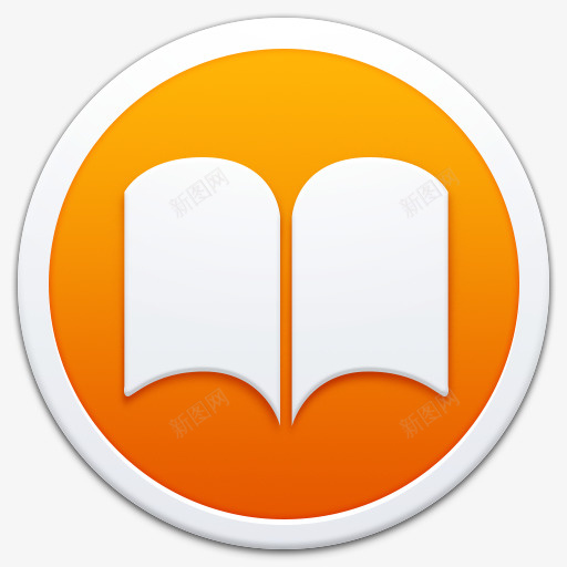 苹果书边境图标png免抠素材_新图网 https://ixintu.com apple books border 书 苹果 边境