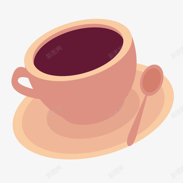 卡通杯子矢量图图标ai_新图网 https://ixintu.com UI图标 h5图标 卡通 扁平化UI 杯子 游戏UI 界面UI 网页UI 矢量图