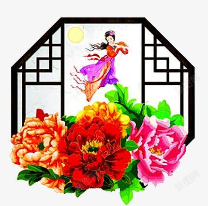 典雅中秋节复古元素png免抠素材_新图网 https://ixintu.com 中秋节 典雅 典雅中秋节复古元素 复古元素