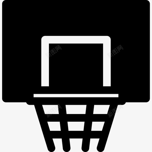 篮球篮运动教育图标svg_新图网 https://ixintu.com 教育 篮球篮 运动