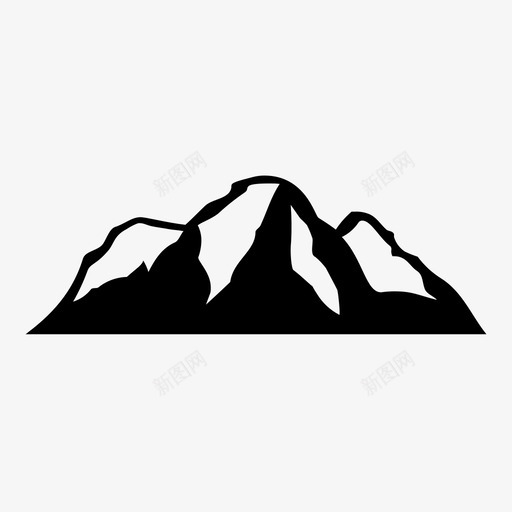 山景峰图标svg_新图网 https://ixintu.com 山 峰 景