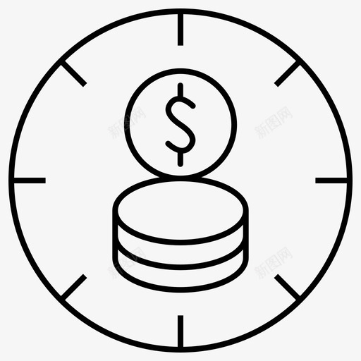 资金搜寻美元目标图标svg_新图网 https://ixintu.com 目标 美元 财务 资金搜寻