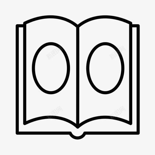 小说书籍图画书图标svg_新图网 https://ixintu.com 书籍 图画书 大学 学校 小说 阅读