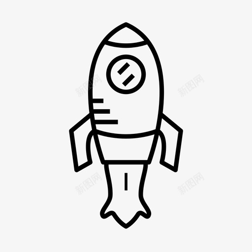 宇宙飞船探索研究图标svg_新图网 https://ixintu.com 宇宙飞船 探索 火箭 研究