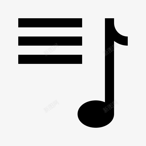 播放列表音乐界面元素webgrid图标svg_新图网 https://ixintu.com 播放列表 界面元素webgrid 音乐