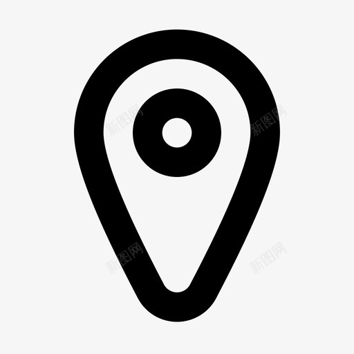 图钉位置地图图钉图标svg_新图网 https://ixintu.com 位置 办公室图标 图钉 地图图钉 地点 标记