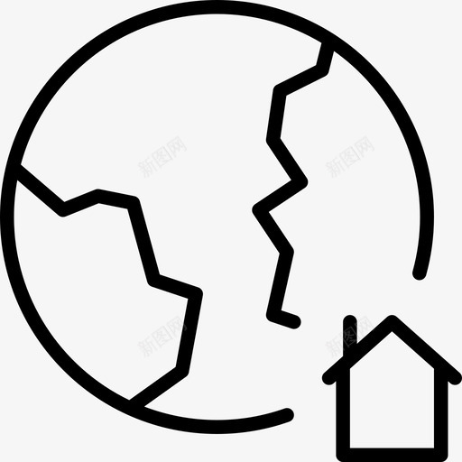 星球地球栖息地图标svg_新图网 https://ixintu.com 地球 地球薄 家园 庇护所 星球 栖息地