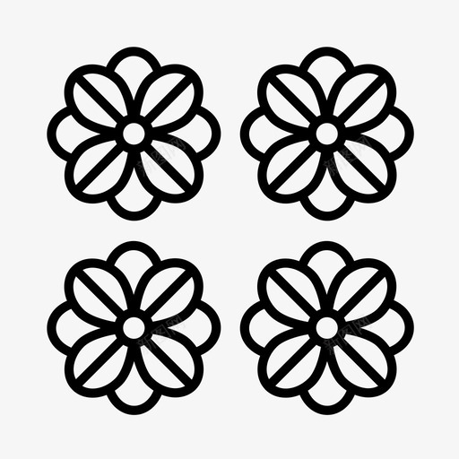 花植物花店图标svg_新图网 https://ixintu.com 春天 植物 花 花店 苗圃