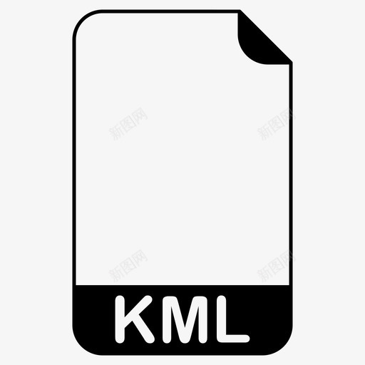 kml文件文件类型文件格式图标svg_新图网 https://ixintu.com keyhole标记语言文件 kml文件 文件扩展名 文件格式 文件类型