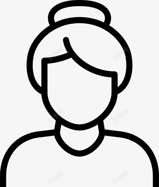 女人女孩妈妈图标svg_新图网 https://ixintu.com 女人 女孩 妈妈