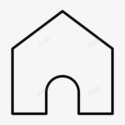 回家脆饼图标svg_新图网 https://ixintu.com 回家 脆饼