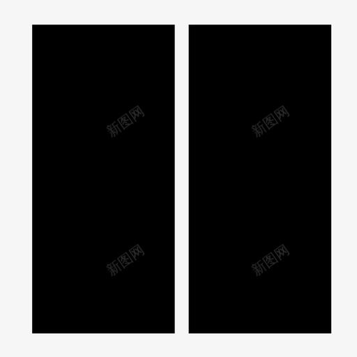 双门建筑入口图标svg_新图网 https://ixintu.com 入口 出口 双门 建筑 开门