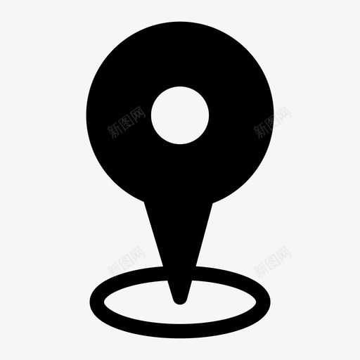 地图标记位置图钉svg_新图网 https://ixintu.com 位置 图钉 地图标记 地点